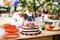 Party Solids Plastic Plates For Party Disposable Plates Heavy Duty Supplies 100 Pcs Plastic Dinnerware Sets Heavy Duty 350 GSM Disposable Dinnerware Set by Exquisite